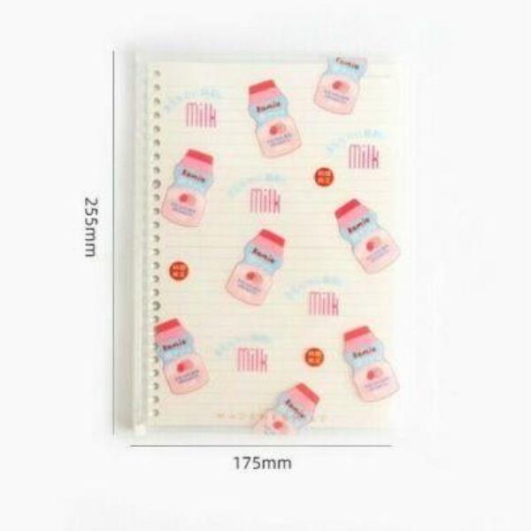 Cute Cartoon Fruit Loose Leaf Exercise Notebook