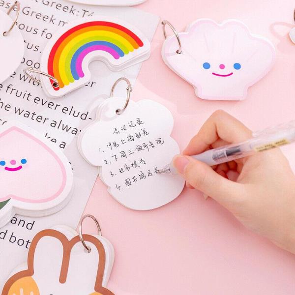 Cartoon Keyring Fruity Memo Notes