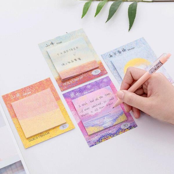 Oil Painting Picture Sticky Notes