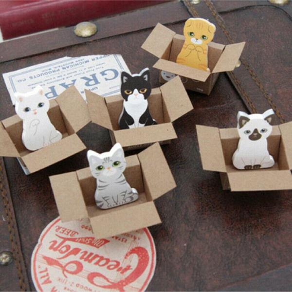 Cute Cartoon Cat Sticky Notes