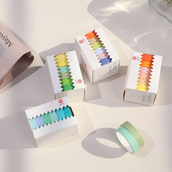 6 Pcs Colourful Sticker Tapes