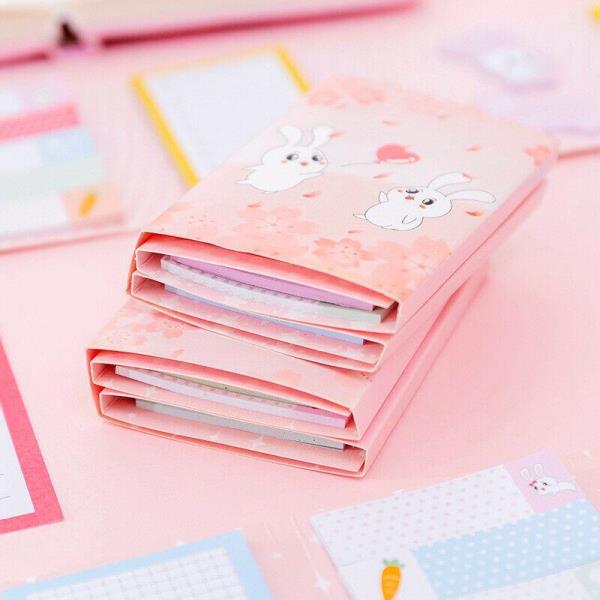 Pink Rabbit Memo Sticky Notes