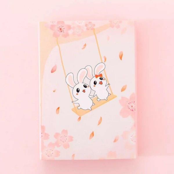 Pink Rabbit Memo Sticky Notes