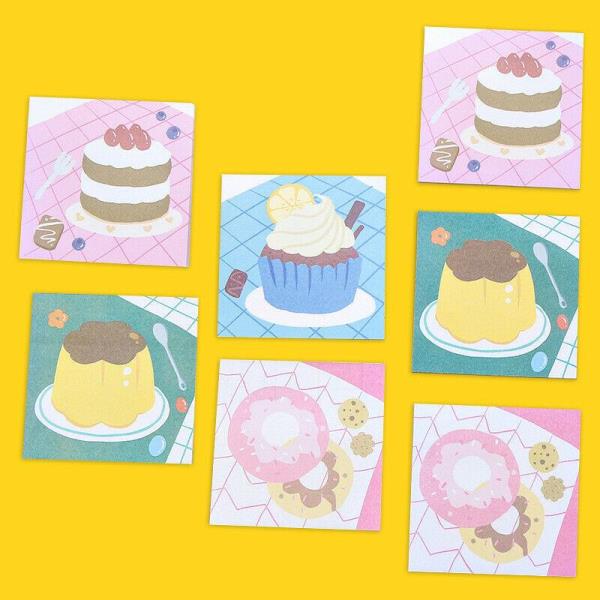 Cartoon Dessert Memo Sticky Notes