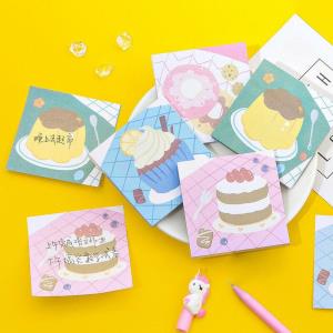 Cartoon Dessert Memo Sticky Notes