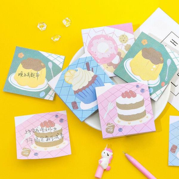 Cartoon Dessert Memo Sticky Notes