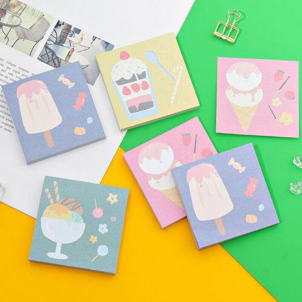 Cartoon Dessert Memo Sticky Notes