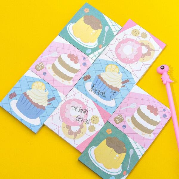 Cartoon Dessert Memo Sticky Notes