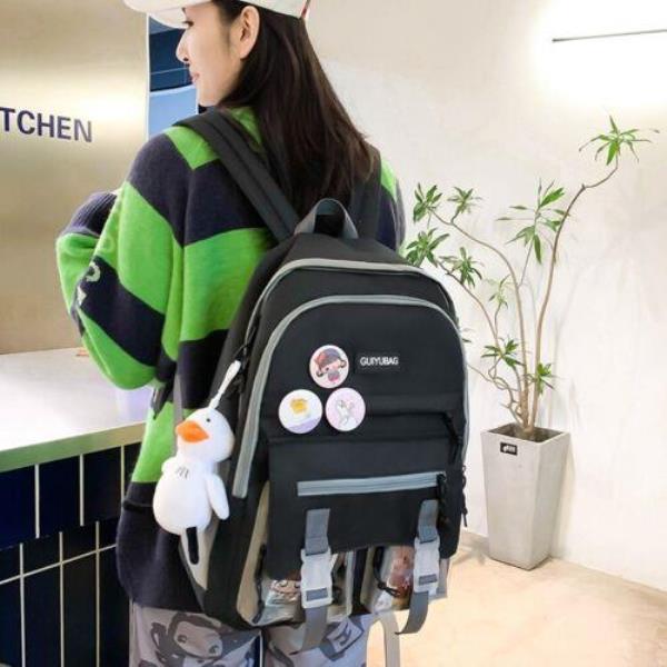 4 Pcs Durable Candy School Backpack Set