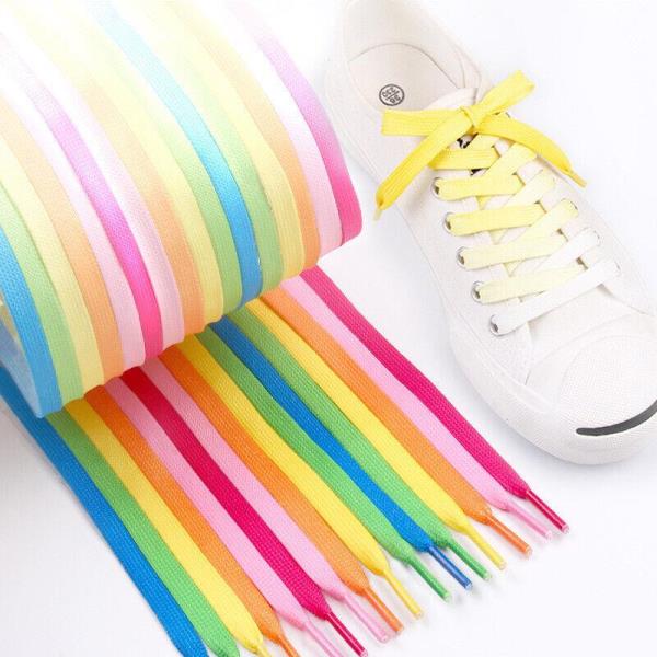 1 Pair 110 cm Gradient Color Shoe Laces