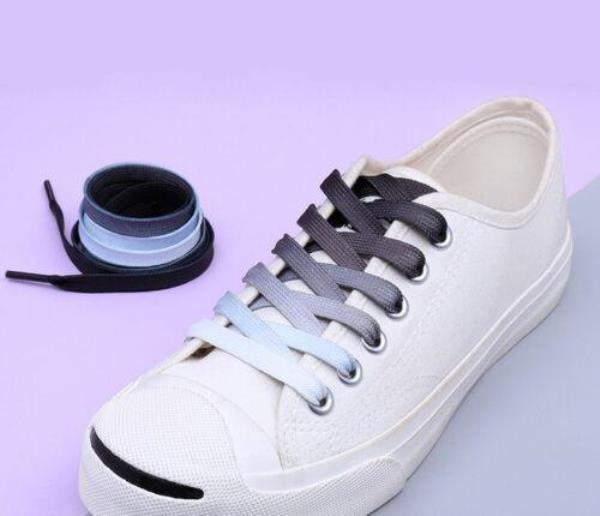 1 Pair 110 cm Gradient Color Shoe Laces