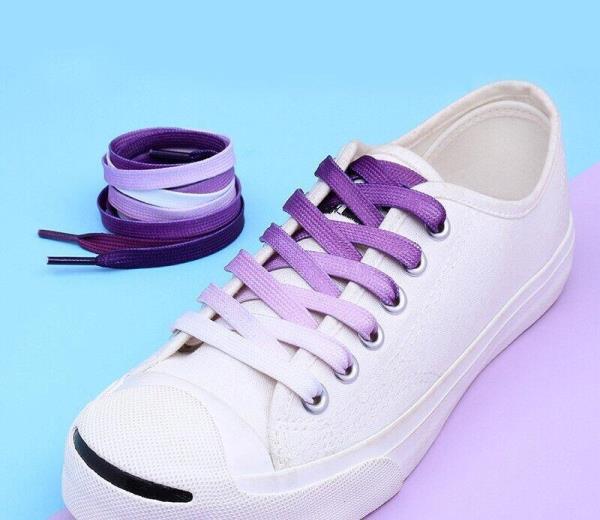 1 Pair 110 cm Gradient Color Shoe Laces