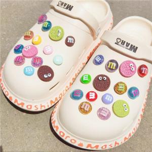 28 Cartoon Candy Chocolate Beans Crocs Shoe Charms