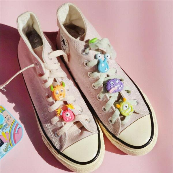 5 Cartoon Monsters Shoe Charms