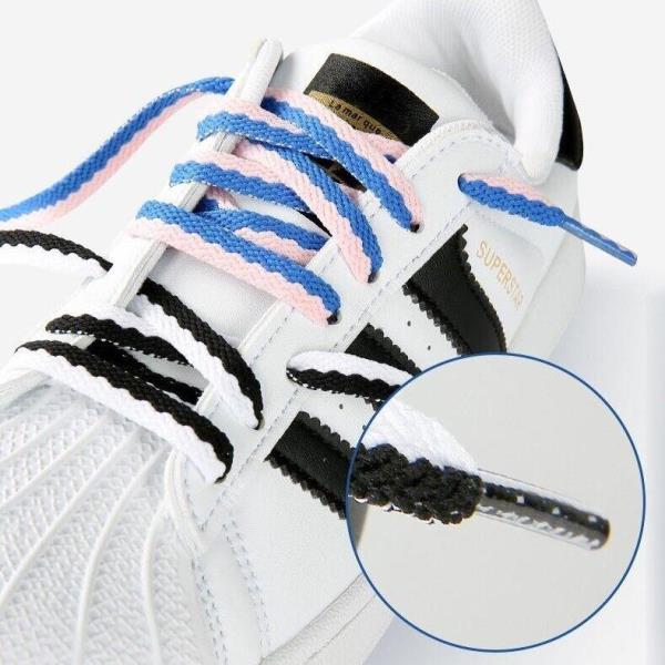 1 Pair Contrast Colour Shoe Laces