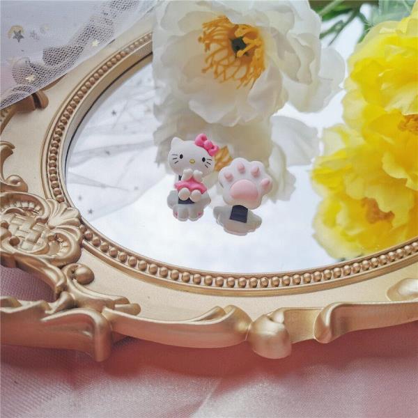 2 Cute Cartoon Resin Shoe Charms