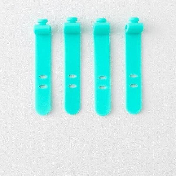 4 Silicone Line Wire Cord Holders