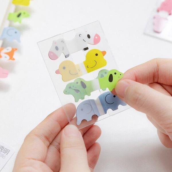 Cartoon Animal Waterproof Indexing Sticky Labels