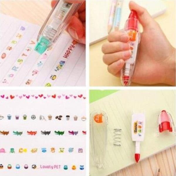 4M Press Decorative White Tape Correction Pen