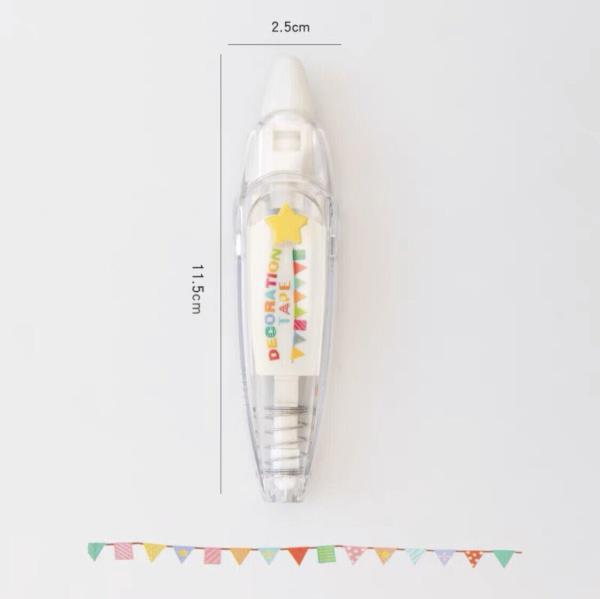 4M Press Decorative White Tape Correction Pen