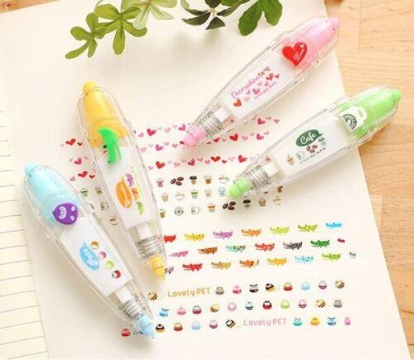 4M Press Decorative White Tape Correction Pen