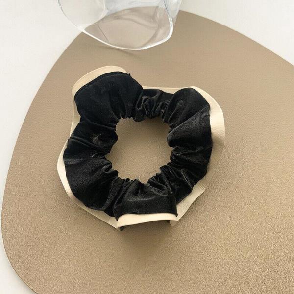 Retro French Leather High Elastic Hair Tie