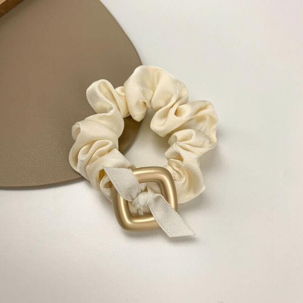 Modern Satin Square High Elastic Hair Tie