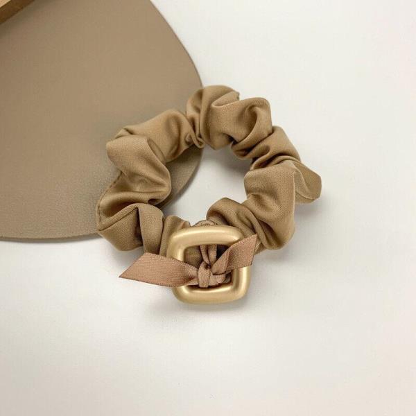 Modern Satin Square High Elastic Hair Tie