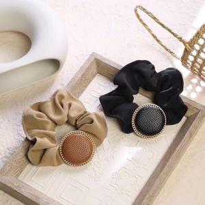 Modern Satin Square High Elastic Hair Tie