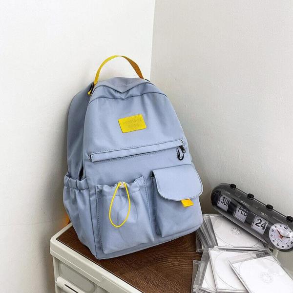 Casual Reflective Nylon Multi Pockets Backpack