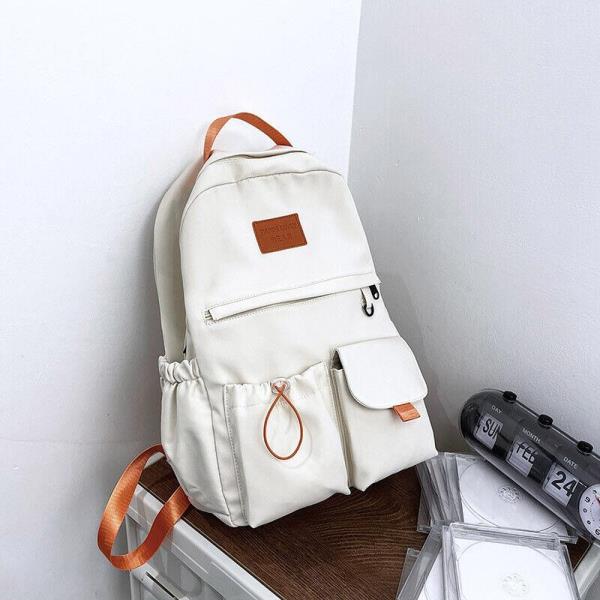 Casual Reflective Nylon Multi Pockets Backpack