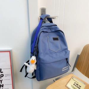 Retro Light Waterproof Double Layer School Backpack