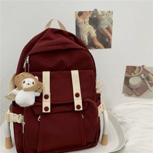 Preppy Macaron Colour School Backpack