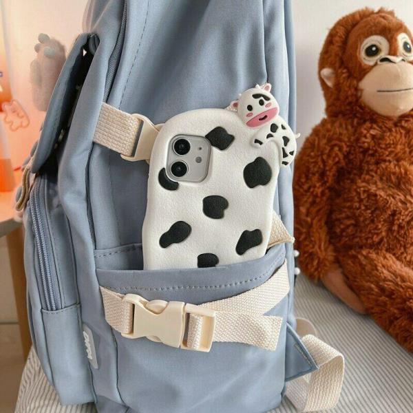 Preppy Macaron Colour School Backpack