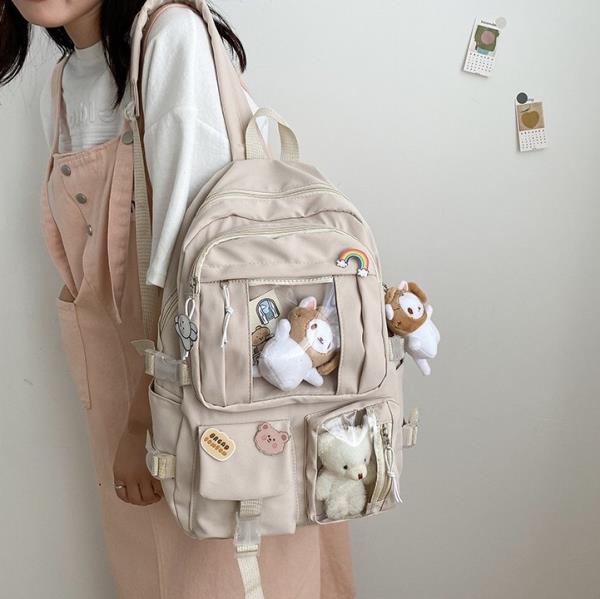 Kawaii Nylon Girl School Backpack