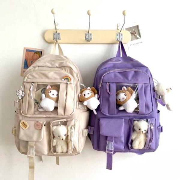 Kawaii Nylon Girl School Backpack