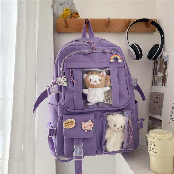 Kawaii Nylon Girl School Backpack