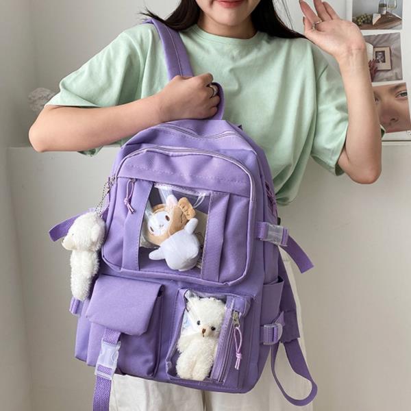 Kawaii Nylon Girl School Backpack