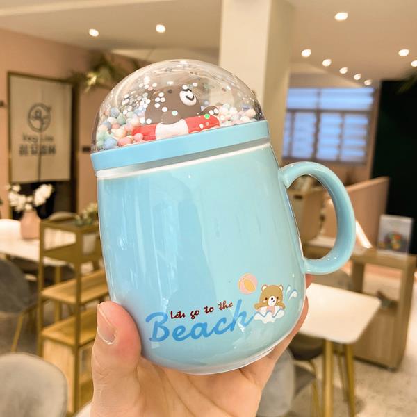 Cartoon Playball View Ceramic Mug