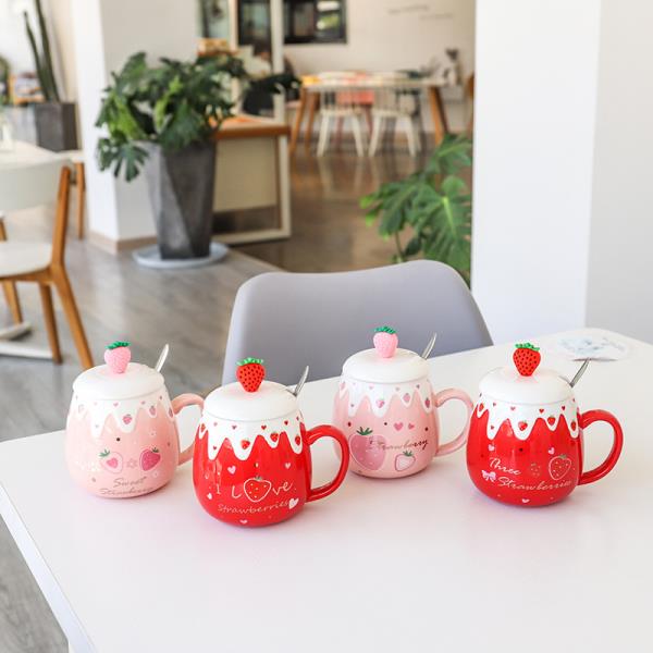 Strawberry Ceramic Mug