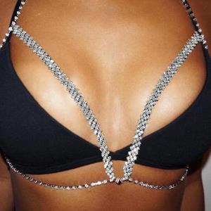 Multi Tassel Necklace Chest Body Chain