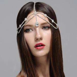 Multi Tassel Waterdrop Headband Hair Chain