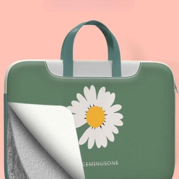 13.3 Inch Flower Print Shockproof Laptop Bag