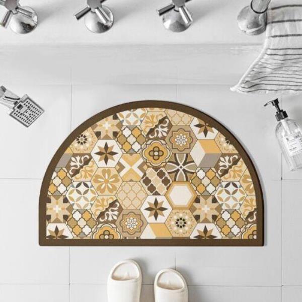 Retro Morocco Soft Diatom Mud Quick Drying Bathroom Mat