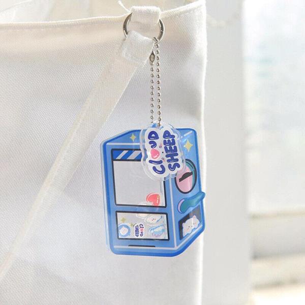 Creative Cartoon Shaking Rocking Drifting Block Keyring