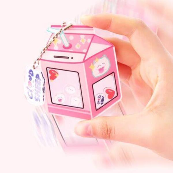 Creative Cartoon Shaking Rocking Drifting Block Keyring