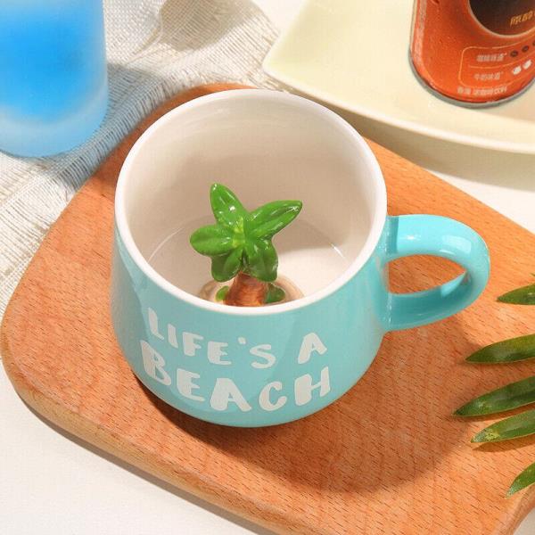 350 ML Creative 3D Figurine Ceramic Cup