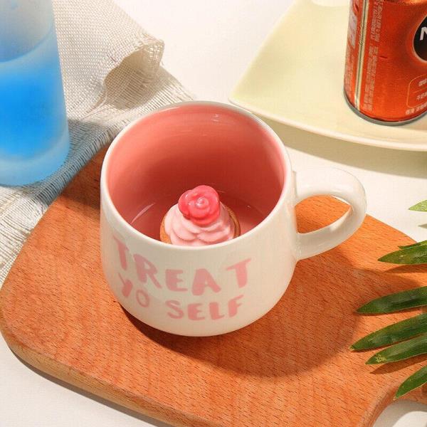 350 ML Creative 3D Figurine Ceramic Cup