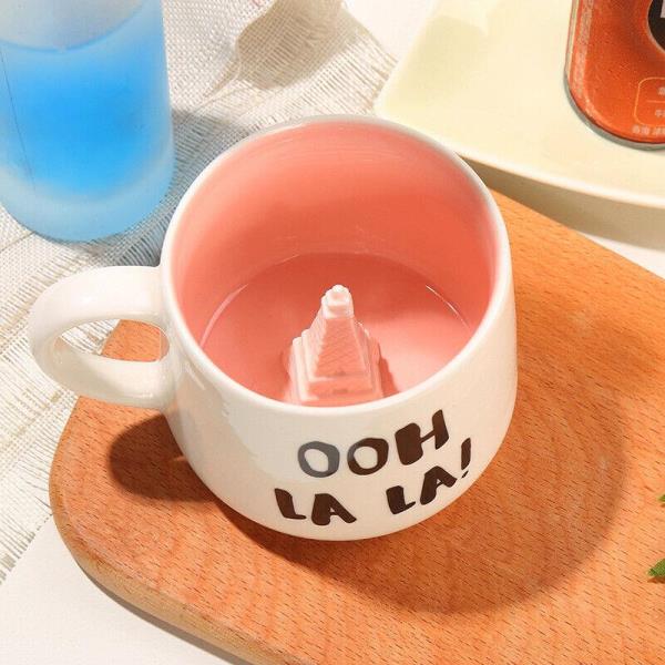 350 ML Creative 3D Figurine Ceramic Cup