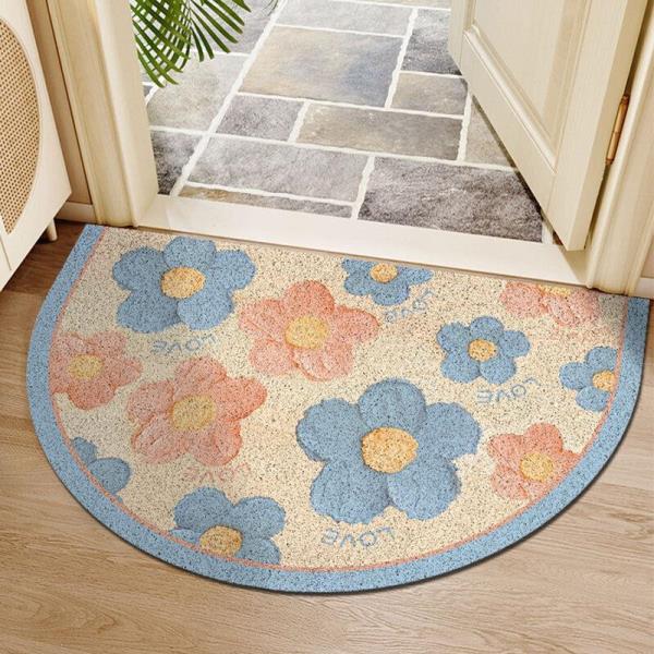 Flower Mud Scraper Microfibre Anti Slippery Doormat